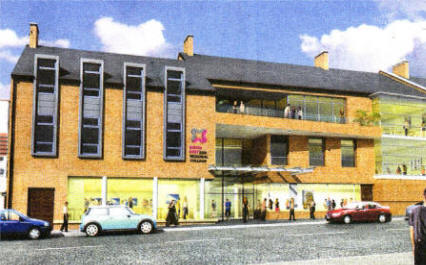 An artist's impression of how the new Lisburn Campus will look once completed.