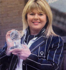 Sandra Corken with her 'Proprietor of the Year' Award.