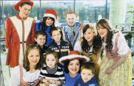 Cinderella Characters, Jodie, Lesley and children.