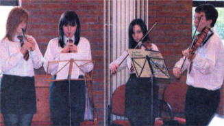 The Friends Traditional Irish Folk Group performing for the Burundian guests