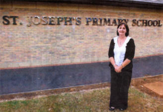 Principal of St. Joseph's Primary School in Crumlin, Mrs Catherine Wegwermer.