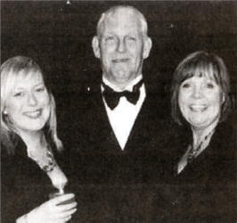 Saintfield High School members of staff Miss Sarah-Lucy Hynds, Mr. Brian Adams and Mrs. Barbara Fletcher at the school's Charity Ball.