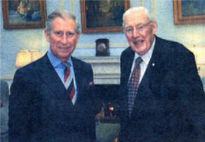 Prince Charles with First Minister Ian Paisley at Hillsborough.Photo John Harrison.