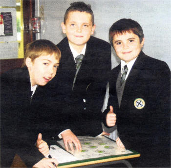 Niall Tanuvasa, Tiernan O'Meallaigh and Michael Waterworth