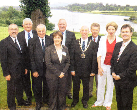 Representatives from Lagan Canal Trust; Lisburn City Council; Inland Waterways Association of Ireland; Ballyshannon Town Council and Donegal County Council along with Junior Minister Jeffrey Donaldson MP MLA and An Tanaiste Mary Coughlan TD, launched the East West Waterway Project at a conference in Enniskillen last Friday.