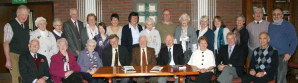 Arthur Chapman with members of Lisburn Friends Meeting House at the launch of his book 'Quakers in Lisburn' last Saturday morning.