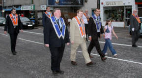 Alderman Paul Porter (Deputy Mayor), Councillor Jonathan Craig MLA and Alderman Edwin Poots MLA.