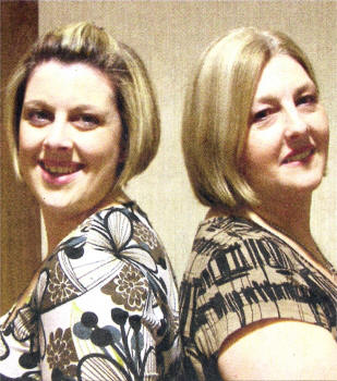 Mags White and mother Liz Milburne who will be taking to the catwalk to raise money for charity