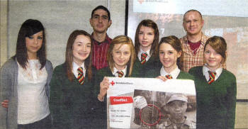 Year 9 pupil's from Friends' school along with representatives from the British Red Cross who participated in a recent Learning for Life and. Work Day. US1209-LLW Day