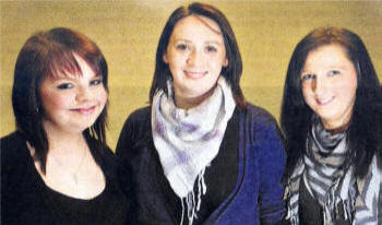 Jemma, Claire and Pamela prepare for their visit to Romania 