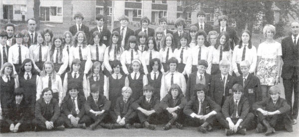 Pupils from Dunmurry High School who went on the school cruise.