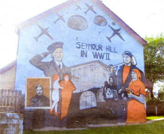How the Seymour Hill mural looks now