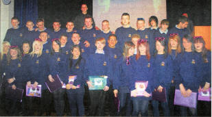 St Colm's High School children