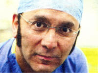 Aneta's neurosurgeon, Mr Jabir Nagaria