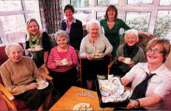 Resident's of Ashley Lodge, Sunnymede Park and Harris Crescent, Dunmurry held a fundraising Coffee Morning. Included are Scheme Co-ordinators Lesley Moore and Caroline Swann. Pic by Houston Green Photography.