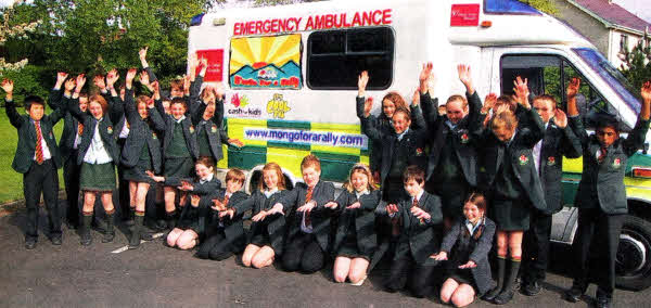 Pupils step out to help teacher prepare for Mongol Rally challenge