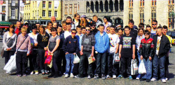 The group in Bruges.
	