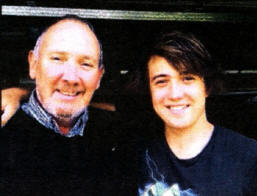 Andrew with his dad Harry.