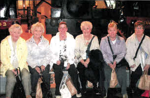 Older people enjoying a day trip organised by Good Morning Colin. Vera Gribbon, Pauline Shortt, Rosaleen Danielle, Mary Clarke,Sue McManus and Rosaleen McCann