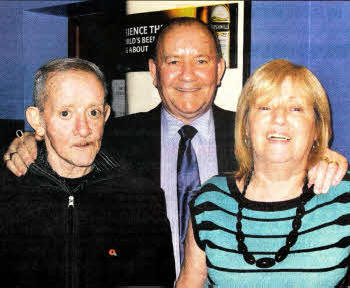 Jim Heasley with brother David and sister in law Vera