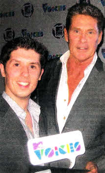 Ben meets 'The Hoff', David Hasslehoff