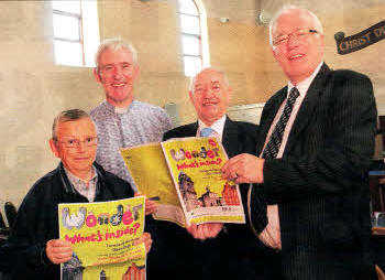 Pictured: Joe Lockhart - Christian Workers Union, Rev Sam Wright of Lisburn Cathedral, Alderman Jim Dillon - Chair Economic Development Committee and Alderman Allan Ewart.