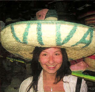 Getting into the spirit of things in Mexico With friends at Coyoacan