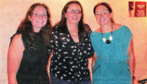 L-R Kathy Abusow, Karen Gamble and Leah Abusow