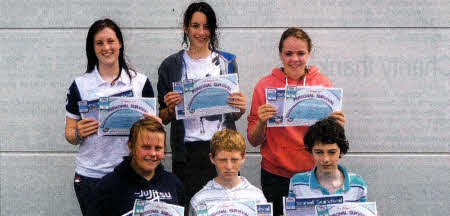 Lisburn Cadets with their certificates