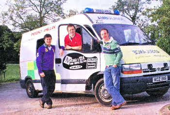 From left • Simon Lamont, Derek Gamble and Daryl Smyth.