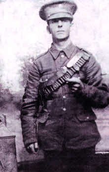 The grave of Rifleman Joseph Chambers