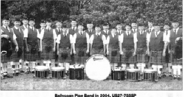 Ballycoan Pipe Band in 2004. US27-755SP 