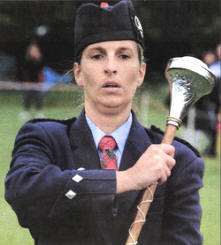 Kathy competing at the Craigavon and Armagh Piping Festival earlier this year. Picture by Rowland White/Presseye