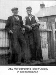 Davy McFarland and Robert Crossey in a relaxed mood