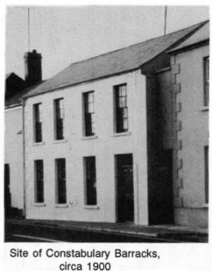 Site of Constabulary Barracks, circa 1900