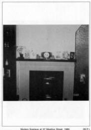 Modern fireplace at 37 Meeting Street, 1985