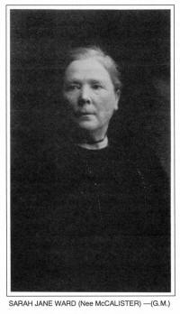 SARAH JANE WARD (Nee McCALISTER) -(G.M.)