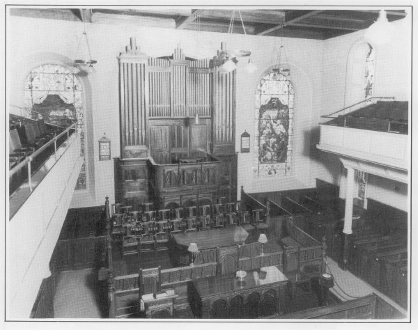 Interior of Church 1968 prior to re-structuring