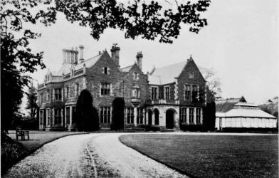 Fig. 5. Ballydrain after the 1876 alterations. The main entrance door has been moved and the garden front altered. (Photograph courtesy of Hugh Montgomery, Benvarden).