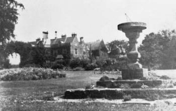 Fig. 7. The garden at Ballydrain (now a car park). (Photograph courtesy of Brigadier R.J.C. Broadhurst, Belvidere, Drumbo).