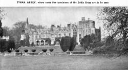 TYNAN ABBEY, where some fine specimens of the Celtic cross are to be seen.