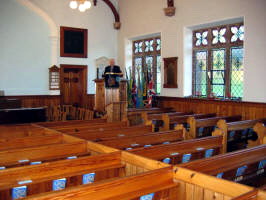 The Rev. Victor Sinclair pictured in Ballycairn Presbyterian Church.