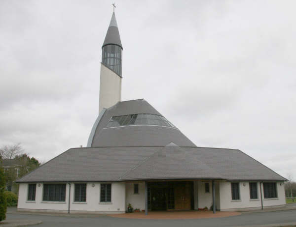 Church of Our Lady, Queen of Peace, Dunmurry. The church was opened in October 1999.