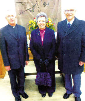 Rev Alan R Kennedy B.Ed, B.D. with his parents Ronnie and Bertha Kennedy