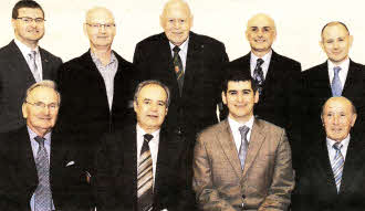 The Rev Andrew Faulkner, the new minister of Sloan Street Presbyterian Church, pictured with members of Sloan Street Kirk Session.