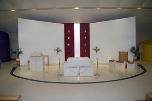 Interior of Church of the Nativity, Poleglass.  