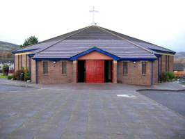 The original church was opened in 1981. After repairs, the church was re-opened in July 2000.