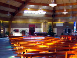 The interior of St. Luke’s Church, Twinbrook.