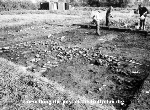 Unearthing the past at the Ballyclan dig