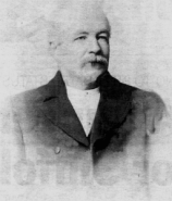 Joseph Mackell (born about 1855, died 1943), a lighterman on the Lagan Canal. This photograph was kindly supplied by a member of the Mackell family.